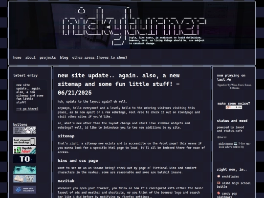 blog screenshot