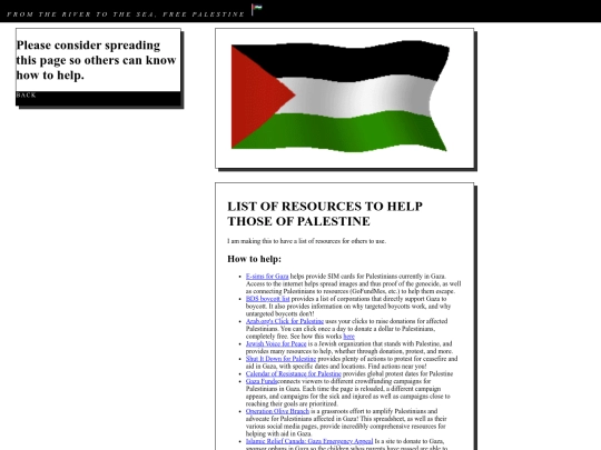 palestineresources screenshot