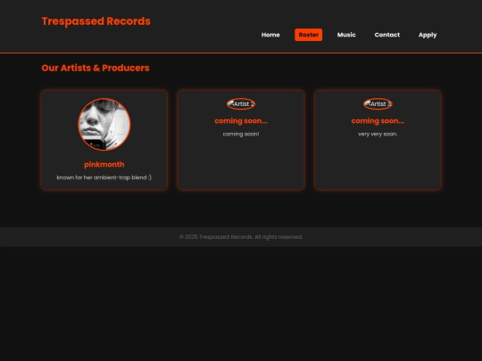 roster screenshot