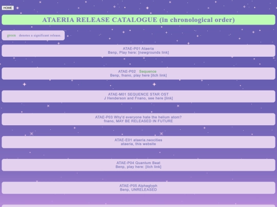 ATAERIARELEASECATALOGUE screenshot