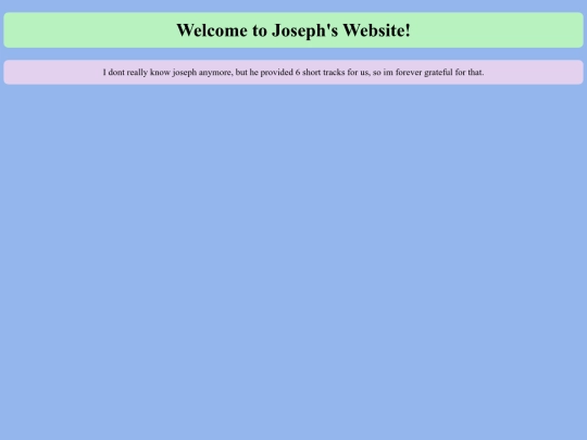 Josephs screenshot