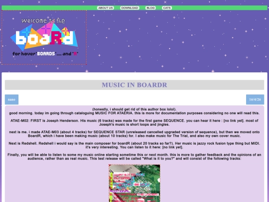 blogposts/dasmusique screenshot