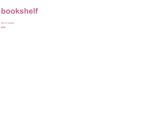 bookshelf screenshot