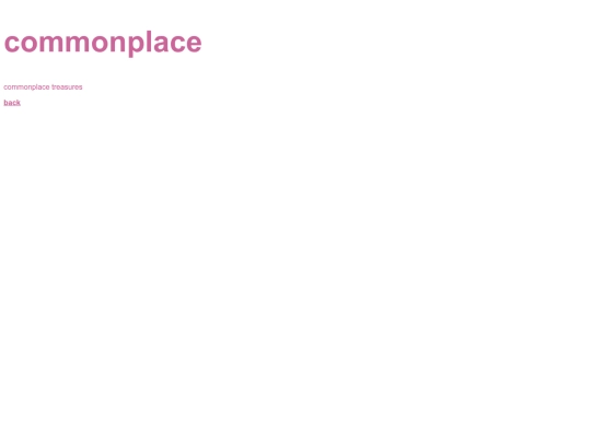 commonplace screenshot
