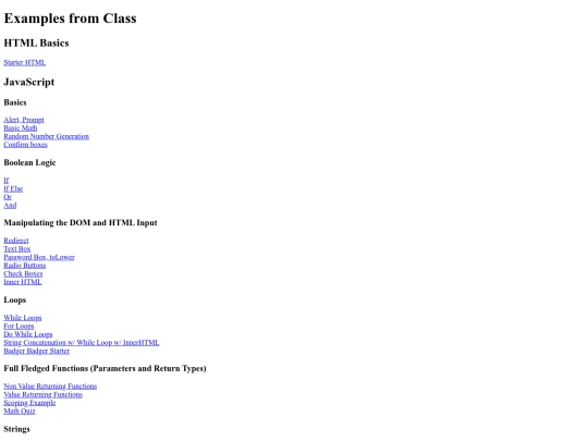 cs201 screenshot