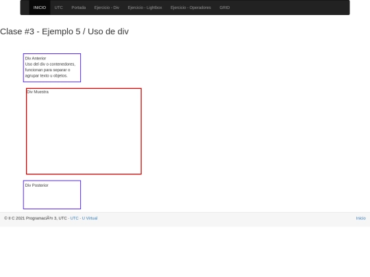 div screenshot