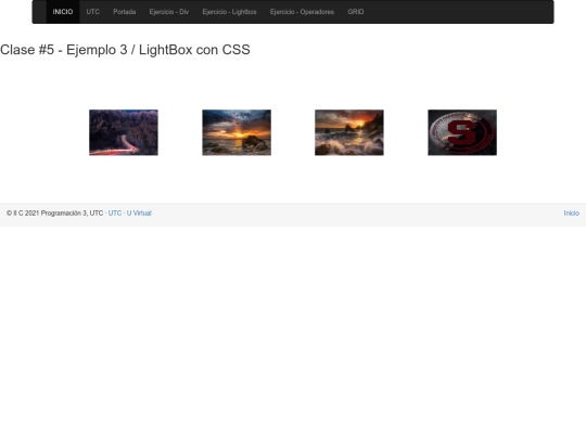 lightbox screenshot
