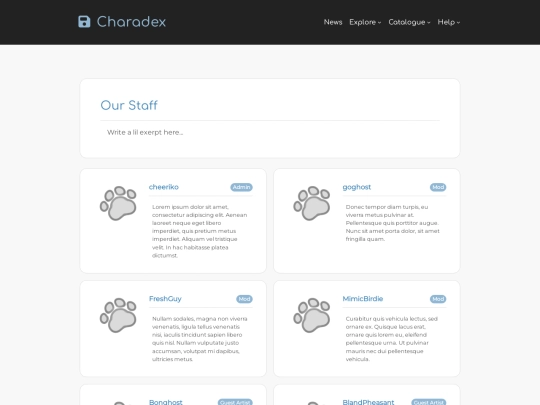 staff screenshot