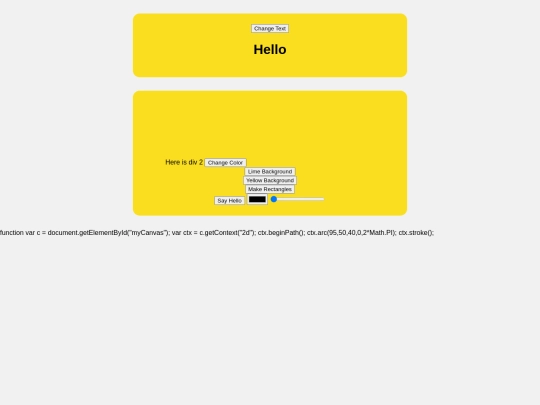 jsInteraction screenshot