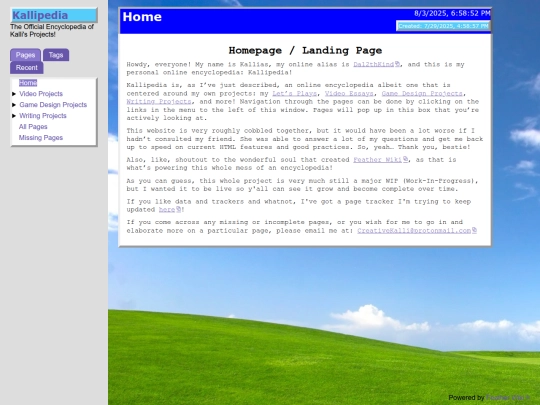 index screenshot