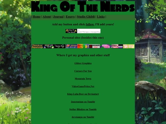links screenshot