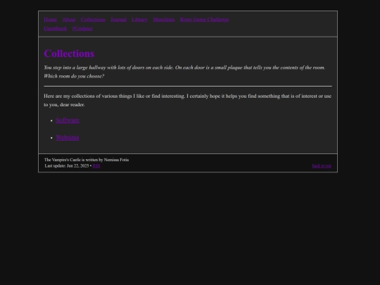 pages/collections screenshot