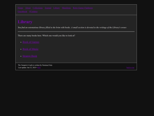pages/library screenshot