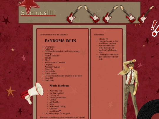 shrinehomepage screenshot