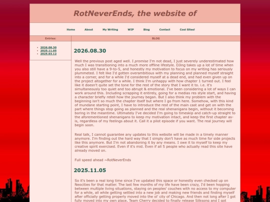 blog screenshot
