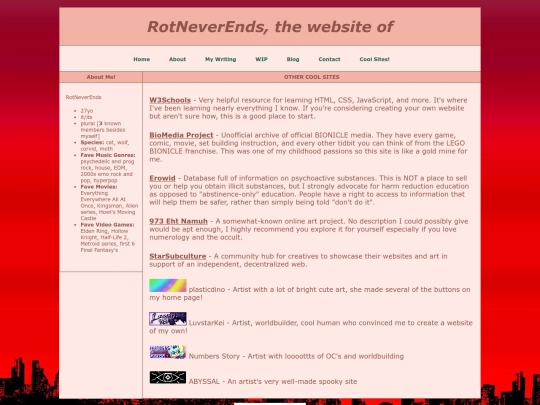 links screenshot