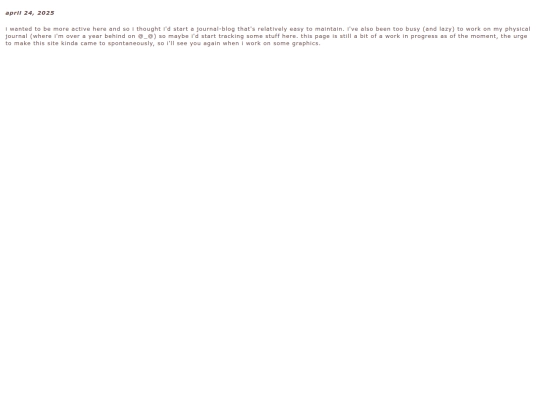 entry/04242025 screenshot
