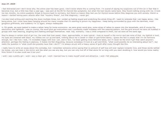 entry/05272025 screenshot