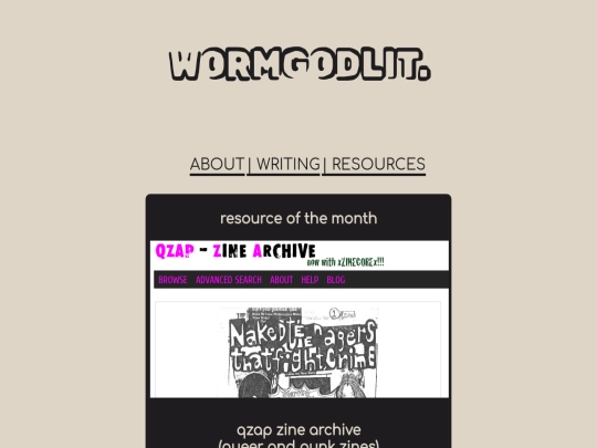 resources screenshot