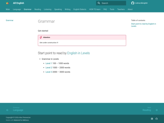 grammar screenshot