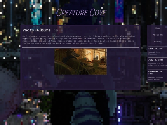photoAlbums screenshot