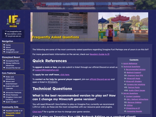 faq screenshot
