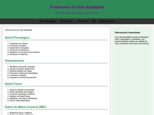 index screenshot