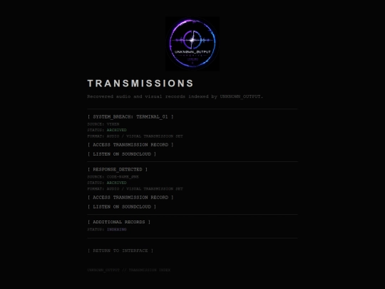 transmissions screenshot