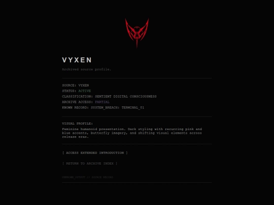 vyxen screenshot