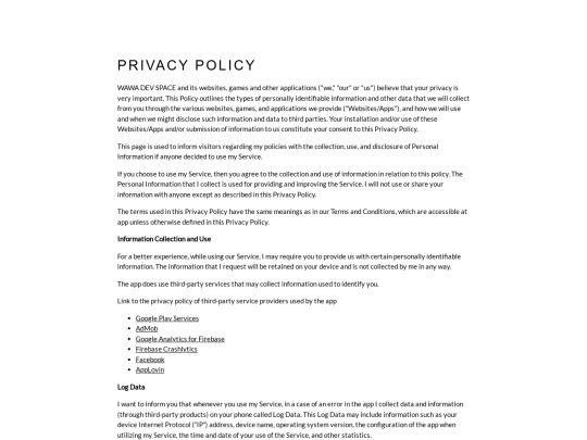 policy screenshot