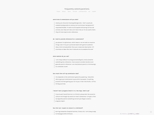 faq screenshot