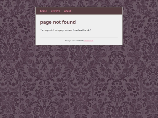 blog/not_found screenshot
