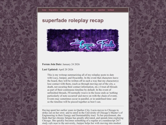 blog/superfaderecap screenshot
