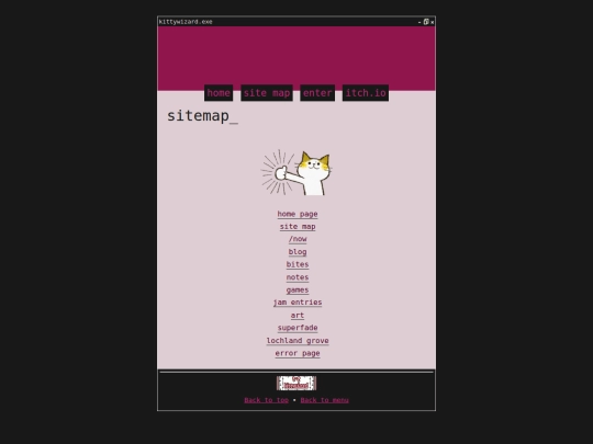 sitemap screenshot