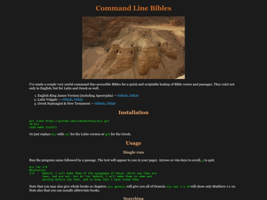cli_bibles screenshot