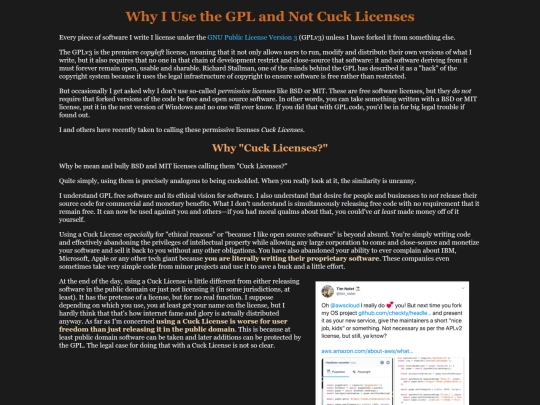 cuck_lincenses screenshot
