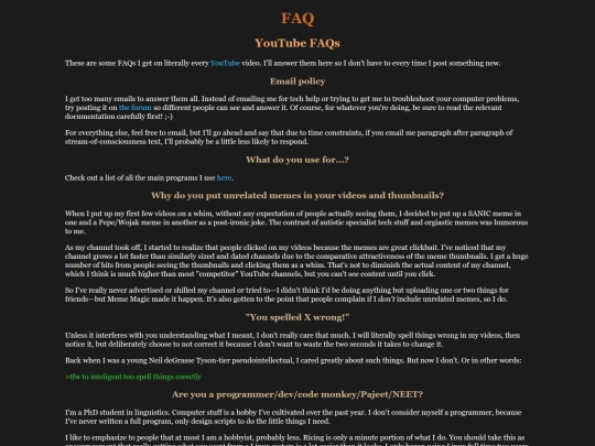 faq screenshot