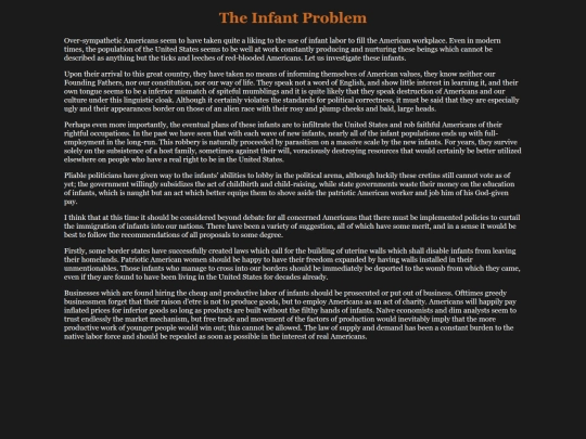 infants screenshot