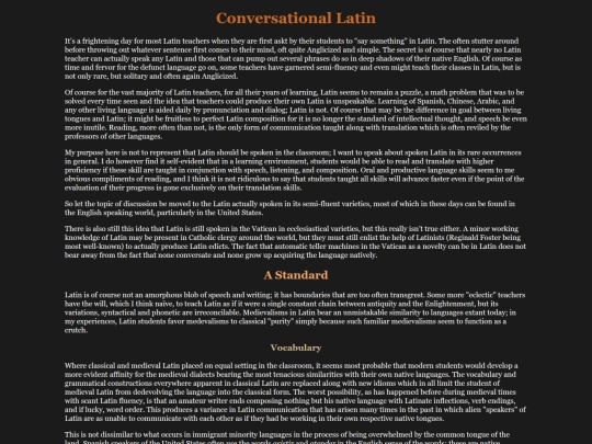 latin screenshot