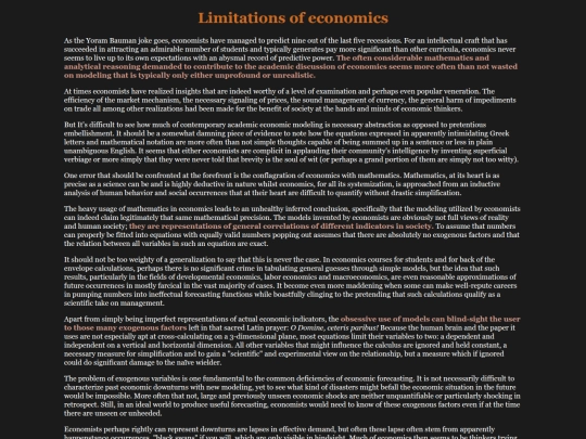 limitations screenshot