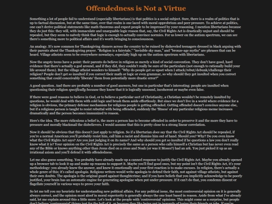 offendedness screenshot