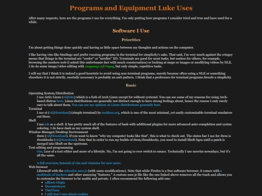 programs screenshot