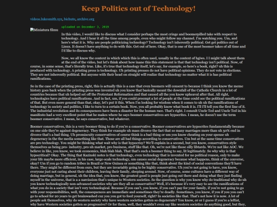 vids/keep_politics_out_of_tech_livestream screenshot