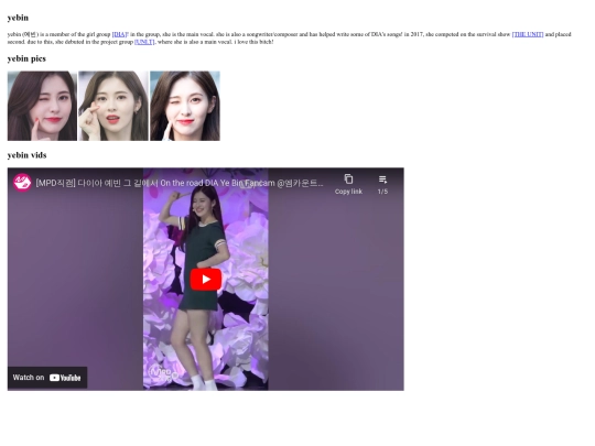 bias/yebin screenshot