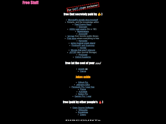 thingies/explorer/student-perks.goodies screenshot