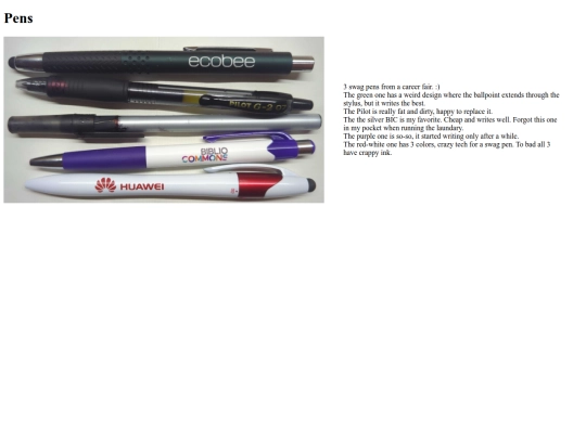 thingies/pens screenshot