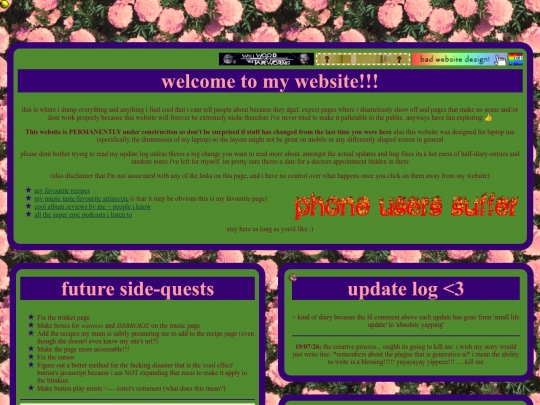 Web_Garden_Homepage screenshot
