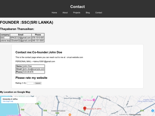 contact screenshot