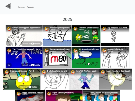 animacoespassadas screenshot