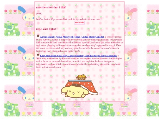 links screenshot